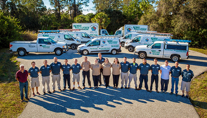 Kobie Complete Staff and fleet of service vehicles