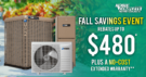 York AC Rebates Up to $480 Plus a No-Cost Extended Warranty - Fall 2023 Savings Event