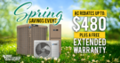 Spring Savings Event - York AC Rebates Up to $480 Plus a No-Cost Extended Warranty