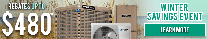 York AC Rebates Up to $480 Plus a No-Cost Extended Warranty - Winter 2024 Savings Event - Learn More