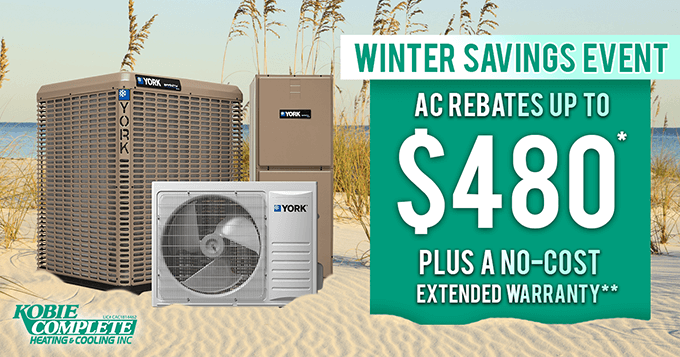 York AC Rebates Up to $480 Plus a No-Cost Extended Warranty - Winter 2024 Savings Event